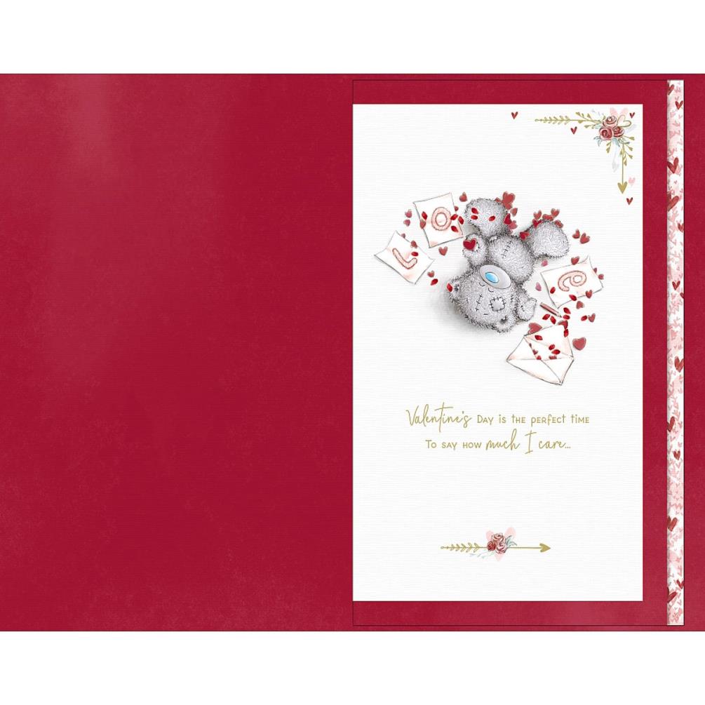 Handsome Boyfriend Handmade Me to You Bear Valentine's Day Card Extra Image 1